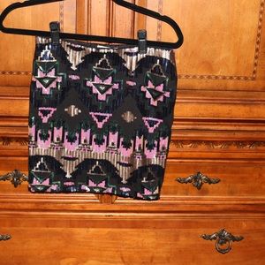 NEW!! Arden B Sequened Skirt